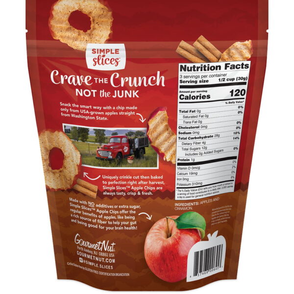 simple-slices-cinnamon-red-apples-pdp-image-packaging-back Back of Cinnamon Red Apples Simple Slices Apple Chips packaging