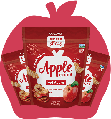 Simple Slices Red Apple Multipack apple chips