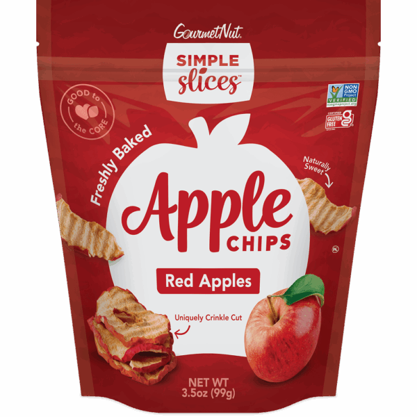 Red Apples Simple Slices Apple Chips packaging