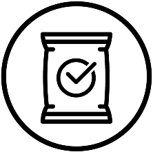 Bag with Check Mark icon